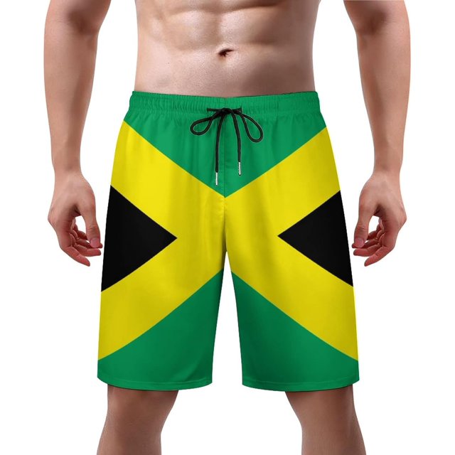 NICKSUN Men's Swim Trunks, Cute Print Quick Dry Summer Board Beach Shorts with Mesh Lining and Pockets