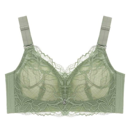 GMWM Bras for Women No Underwire Lace Strapless Oversized Gathered Underwear Daily Bra