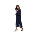 thumbnail image 4 of New Women Solid Long Cardigan Plus Size Thick Kimono Long Sleeve Sweater Loose Asymmetrical Hem Women Outerwear, 4 of 4