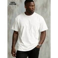 thumbnail image 3 of 9-Pack Men's 100% Cotton Crew Neck Tees - 180g, Shrink-Resistant, Cost-Effective, White, 3 of 8