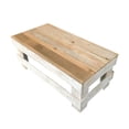 thumbnail image 2 of del Hutson Designs Landmark Pine Farmhouse Coffee Table, Natural/White, 2 of 10