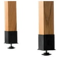 thumbnail image 2 of NPS 24x48" Adjustable Glides Wood Science Lab Table with HPL Top in Black, 2 of 4