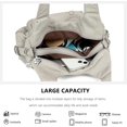 thumbnail image 5 of Sunyuer Vintage Tote Bags for Women, Large Capacity Vintage Multi-Pocket PU Leather Handbag Crossbody Shoulder Bag, 5 of 8