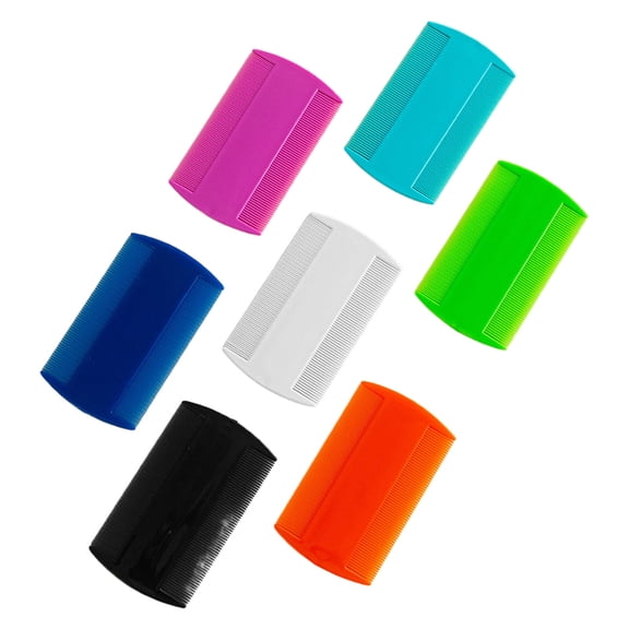 ACDANC Fine Tooth Comb Mini Portable Design Flea Comb for Dogs Thickened Wide Teeth Comb Flea Comb Mixed Colors
