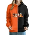 thumbnail image 2 of Inverlee Womens Thanksgiving Sweatshirts Plus Size Turkey Pumpkin Print Sweatshirt Trendy Raglan Sleeve Soft Shirts Round Neck Holiday Pullover Tops, 2 of 5