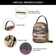 thumbnail image 4 of FORMRS Crossbody Bag for Women Quilted Travel Shoulder Cell Phone Purse with Chain Strap Handbag, Artistic Desert Waves, 4 of 7
