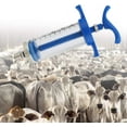 thumbnail image 1 of Reusable Animal Syringe Veterinary Syringe Plastic Steel Syringe 50ml For Animal Agricultural Poultry Equipment, 1 of 5
