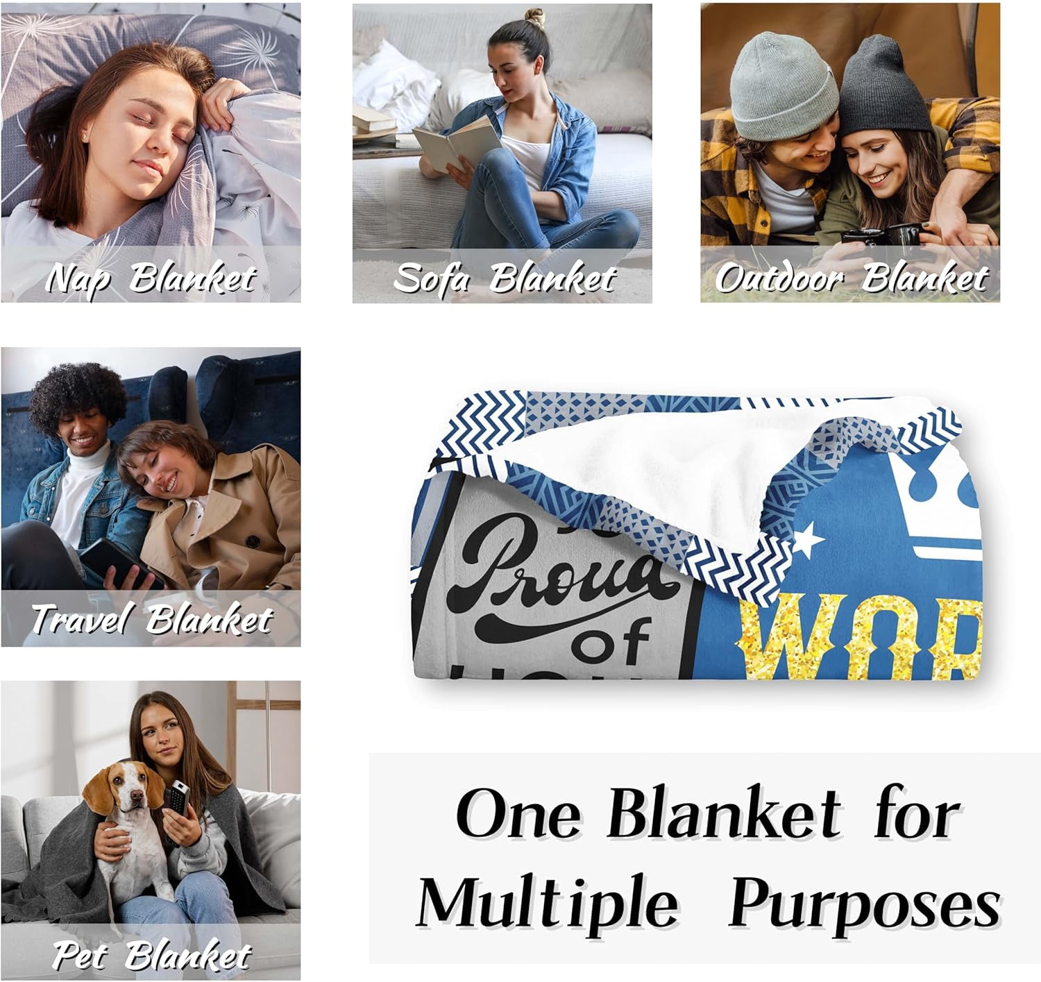 Gifts for Brother, Best Brother Birthday Gifts from Sister Blanket, Adult Brother Gift from Sister
