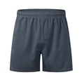 thumbnail image 3 of HCNTES Mens Walkshorts Classic Fit Cotton Summer Beach Shorts with Elastic Waist(GY1,3XL), 3 of 6