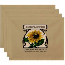 Simply Daisy 18" x 14" Sunflower Floral Print Placemat