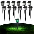 thumbnail image 5 of 12 Pack Solar Pathway Lights - RGB Color Changing, IP44 Waterproof, Auto Dusk to Dawn Outdoor Garden Lights for Yard, Driveway & Patio, 5 of 6