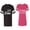 Men Black / Women Pink, variant on Sand Wishes We finish Each Other Matching Couple Cotton Jerseys (Men Black / Women Pink) (Men XL / Women S)