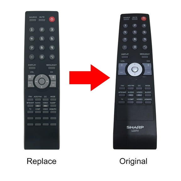 New 098GR8BD9NESHR RC2443802/01 Remote Control for SHARP TV LC32SB28UT LC-42SB48 LC42SB48UT LC47SB57 LC47SB57UT LC-32SB28 LC-32SB28UTA
