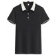thumbnail image 4 of Negocios Casual Tops de Manga Corta de las Mujeres Collar de Solapa Botón-Abajo Camisa, Suave Blusa Transpirable para la Oficina Y el Uso Diario, 4 of 6