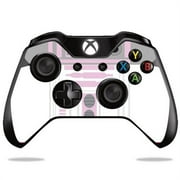 Skin Decal Wrap Compatible With Microsoft Xbox One or One S Controller Pink Cyber Bot