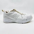 thumbnail image 1 of New Balance Shoes Mens 9.5 White Leather 608 V5 Sneakers Casual Lace Up Trainer, 1 of 6