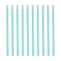 BinKFF 10 Pcs Inspirational Pastel Pencils Bulk with Eraser Motivational Pens with Eraser Unsharpened HB Pencils Stationery Bulk for Classroom Reward Party Supplies