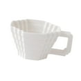 thumbnail image 2 of Taza de cerámica para café, leche, regalo de cumpleaños, taza de agua con asa, 400 ml, desayuno blanco, 2 of 9