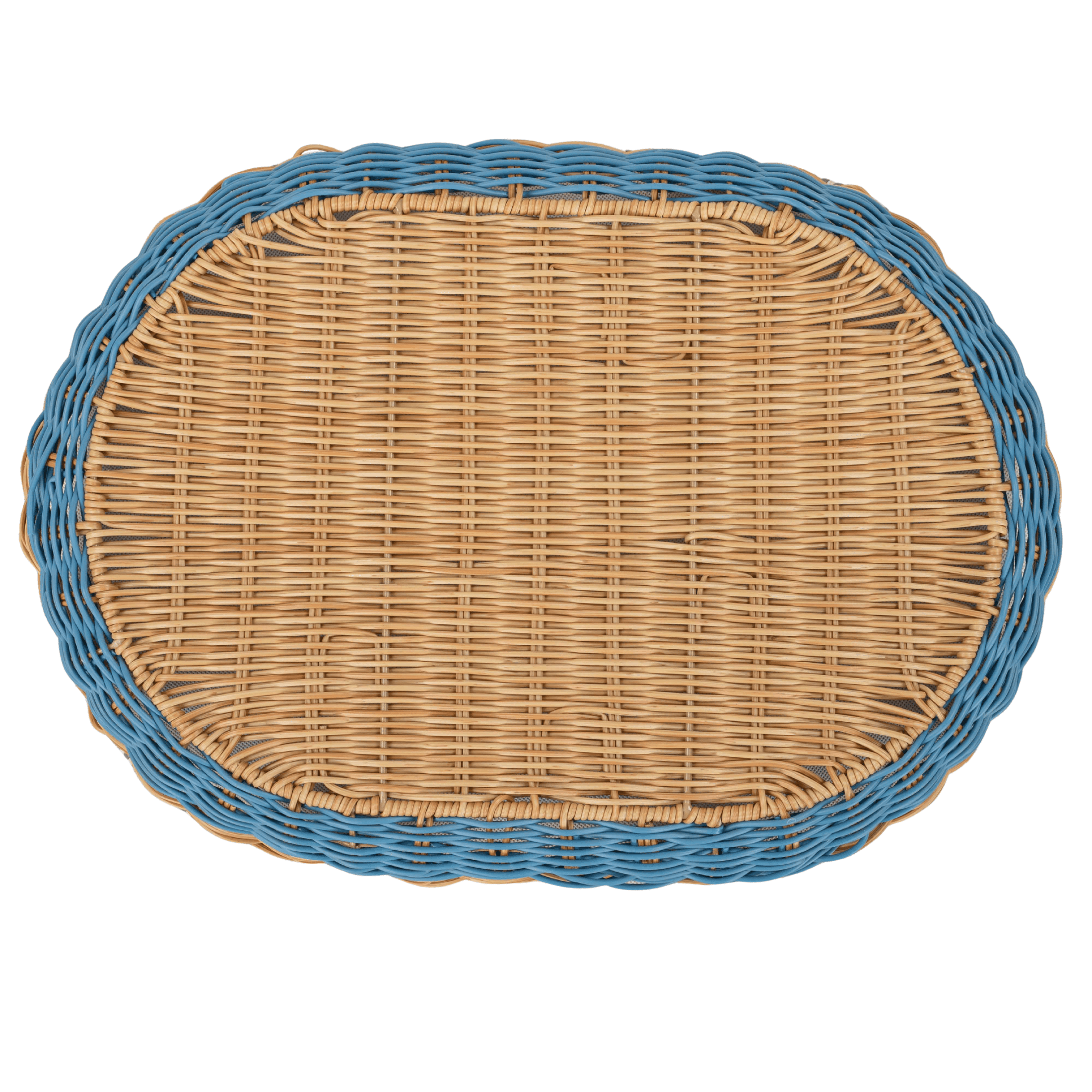 Beautiful Two-Tone Rattan Serving Tray by Drew Barrymore