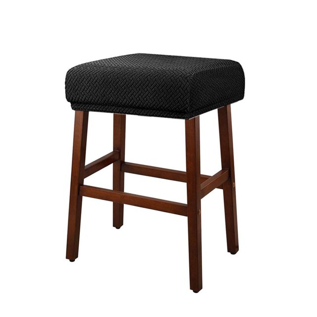 HLONK AUQ Sofa Covers Washable Bar Stool Covers Elastic Bench Seat Cover Versatile Rectangular Ottoman Cover Fabric Furniture Protection for Home White