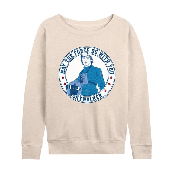 Star Wars - Luke Skywalker Americana - Women's French Terry Pullover Sweatshirt