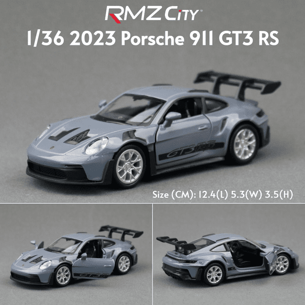 MAKEDA 1/36 escala Diecasts Cars Porsche 911 GT3 RS deportes-coches modelos de aleación vehículos Juguetes,2023 Grey