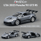 thumbnail image 4 of MAKEDA 1/36 escala Diecasts Cars Porsche 911 GT3 RS deportes-coches modelos de aleación vehículos Juguetes,1978 Green, 4 of 7