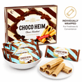 thumbnail image 5 of Choco Hazelnut Cream Wafer Sticks, 10.02 oz, Individually Wrapped Crispy Chocolate Wafer Snack, Dessert & Coffee Snack, 5 of 7