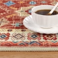 thumbnail image 3 of MeyJey Vintage Kitchen Rug Set, 3 Piece Non-Slip Kitchen Mat Machine Washable Runner Rug for Home Floor and Living Room, Red, 3 of 15