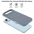thumbnail image 4 of iPhone 17 Air Case, Takfox Liquid Silicone Full Body Slim Soft Gel Rubber Shockproof Protective Phone Case Cover with Anti-Scratch Microfiber Lining for iPhone 17 Air 6.5 inch - Gray, 4 of 10