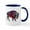 White/Navy Inside, variant on CafePress - BISON BLEND Mugs - 11 oz Ceramic Mug - Novelty Coffee Tea Cup
