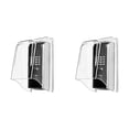 thumbnail image 1 of 2X Cubierta de Lluvia para Timbre Alargada de PláStico de PC, Cubierta Impermeable Transparente para Timbre, Accesorio Protector Resistente una la Intemperie, 1 of 5