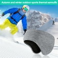 thumbnail image 4 of Toudaret 1 Pcs Men Women Ear Warmers Headband Winter Solid Color Foldable Ear Muffs Cycling Hiking Skiing Ear Warmers Headband, 4 of 8