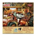 thumbnail image 3 of SUNSOUT INC - Barnhouse Meeting - 1000 pc Jigsaw Puzzle by Artist: Tom Wood - Finished Size 20" x 27" - MPN# 28824, 3 of 5