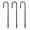 30cm black J shape, variant on 3Pcs Galvanised Steel Ground Anchors Stakes L/Ushape Trampolines Rebars Stakes Tent Nails Garden Stake Camping Tent Peg