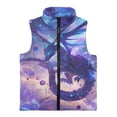 thumbnail image 4 of Pzuqiu Dragon Kids Zip Up Vest Size 5-6 Toddler Boy Clothes Casual Practical Fall Outerwear Versatile Soft Personalized Winter Sleeveless Jacket with Pockets for Everyday Wear, 4 of 7