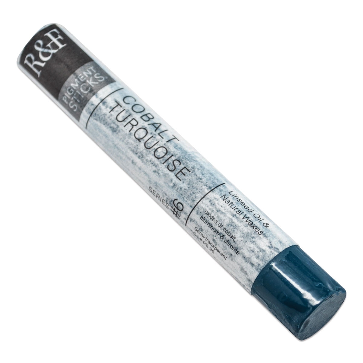 R&F Handmade Paints Pigment Stick, 38ml, Cobalt Turquoise