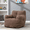 Coffee, variant on Domiluxe Bean Bag Chairs for Adults,Teddy Fabric Fluffy and Lazy Sofa with Armrests,Comfy BeanBag Sofa with Memory Sponge for Living Room,Bedroom,Ivory