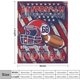 thumbnail image 3 of LHSHID American Football Plush Fleece Bed Blanket Lightweight Comfy Reversible Flannel Blanket Ultra Soft Warm Blanket Throw American Football Lover Gift 60x80in, 3 of 6
