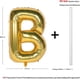 thumbnail image 2 of Globos gigantes con letras de 40 pulgadas, de helio y aluminio Mylar para decoración de fiestas, dorados H, 2 of 3