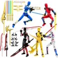 thumbnail image 1 of Figura De Acción T13 Ya Ensamblada Paquete De 5 Figuras De Acción Titan 13 Multicolores Maniquí Con Sable Láser Impreso En 3D T 13 Lucky 13 Robo 13 Nova 13 Figuras De Acción Figura De Acci?N T13 5 Col, 1 of 5