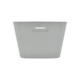 thumbnail image 3 of Mainstays Large Plastic Storage Bin, Soft Silver, 3 of 6