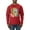 Red, variant on Neon Lab Dog Lover Shirt | Labrador Dogs Speak To Those Who Listen | Dean Russo Art Animal Lover Mens Long Sleeve Shirt, Red, Medium