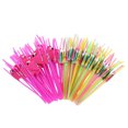 thumbnail image 1 of OUNONA 100 pajitas tropicales para beber, para luau, boda, hawaiana, paraguas, flamenco, flor, 1 of 8