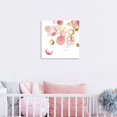 thumbnail image 2 of Bubble Pink Wall Art Pictures Wall Decor for Bedroom Watercolor Wall Decorations Bathroom Wall Decor Canvas Prints Pictures for Wall 14"x 14", 2 of 6