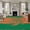 Orange, variant on Round Rugs 5Ft, Pineapple Round Area Rug Washable Indoor Throw Carpet, Boho Tropical Dark Green Yellow Stripe Summer Soft Non Slip Circle Rug for Cabinet Bathroom Home Decor Aesthetic