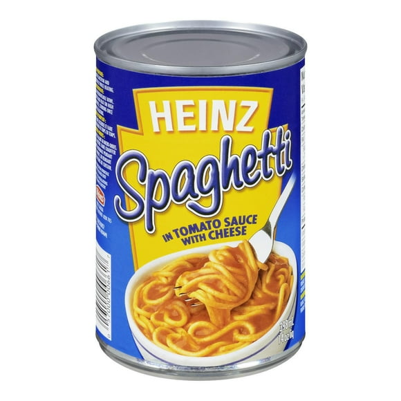 Heinz Spaghetti in Tomato Sauce with Cheese, 398mL