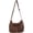 Brown, variant on Genmaisima Small Canvas Crossbody Bag for Women Men Y2k Hobo Bags Mini Messenger Bag Shoulder Bag Grunge Hippie Purse