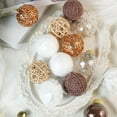 thumbnail image 4 of YZEGDCH Christmas Ornaments for Christmas Trees, 16Pcs Shatterproof Fall Christmas Tree Decorations, Luxury Hanging Ball Ornaments for Christmas Fall Winter, Best Gifts!, 4 of 5