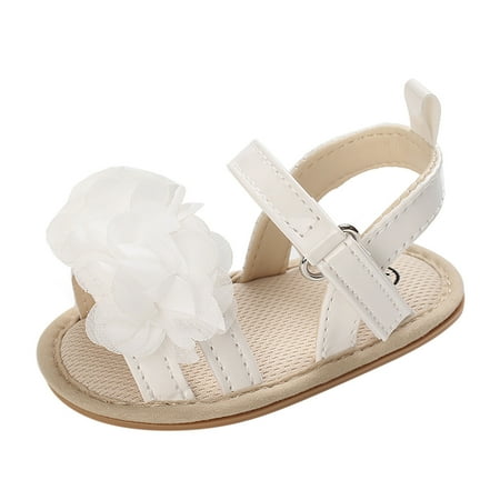 

Girls Sandals Summer Shoes Outdoor First Walk Shoes Toddler Girls Shoes For Summer With Flower Bowknot Wedge Sandals for Girls Size 13